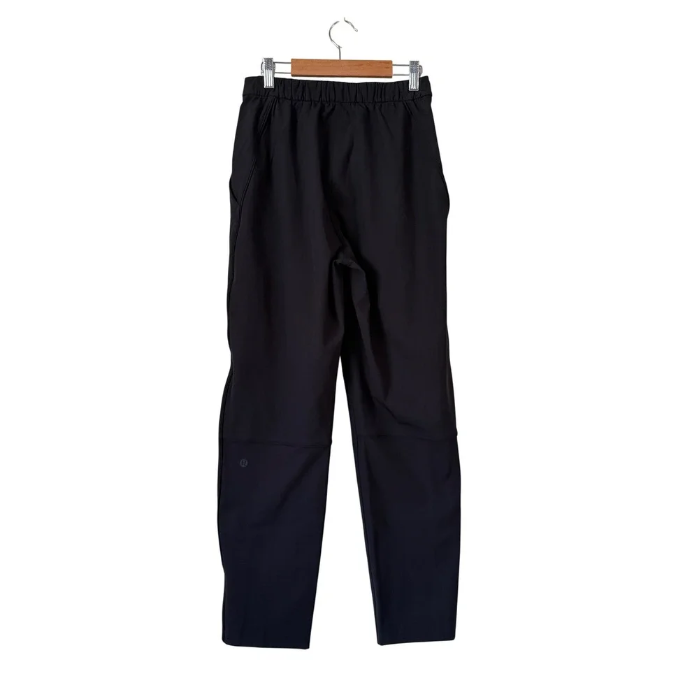 Lululemon Womens Essential Pleated Tapered Trousers Size 4 High Rise Athleisure